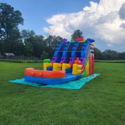 20230721 165030 1711586410 lego doble line water slide with big pool