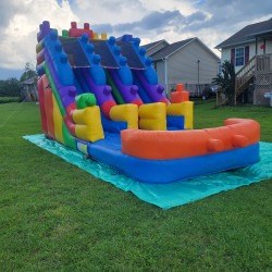 20230721 165044 1711586409 lego doble line water slide with big pool